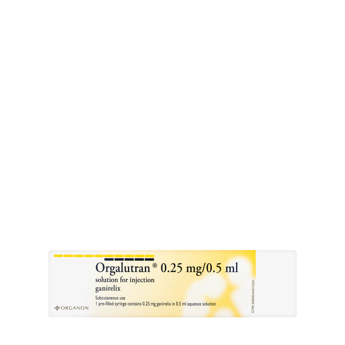 Orgalutran Solution For Injection. 0.25 Mg / 0.5 Ml 1 Syringe