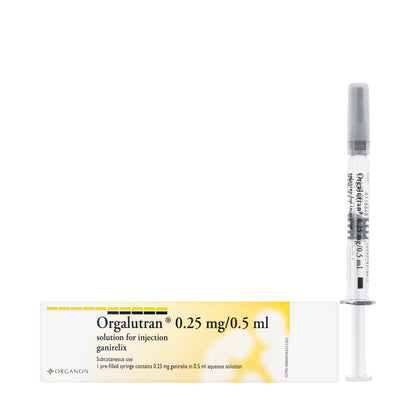 Orgalutran Solution For Injection. 0.25 Mg / 0.5 Ml 1 Syringe