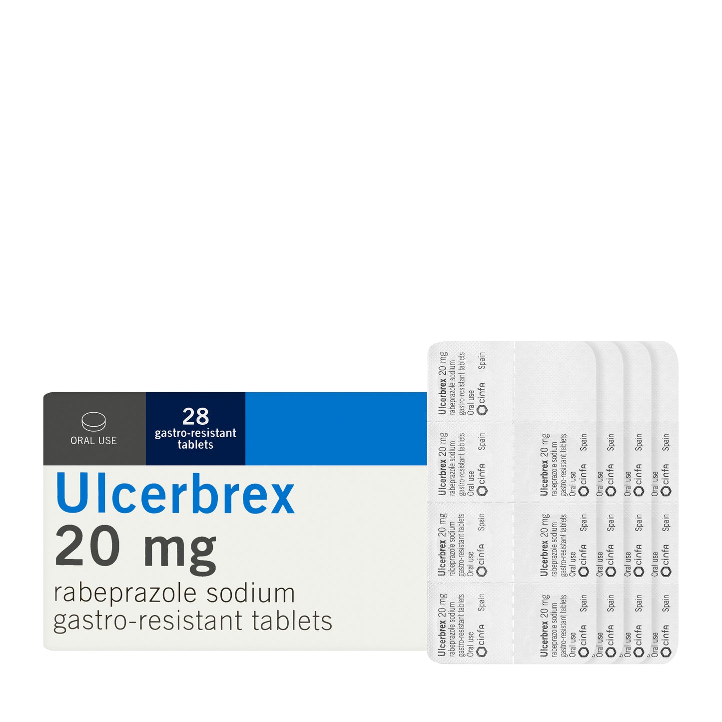 Ulcerbrex 20Mg 28 Tablets