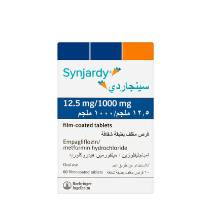 Synjardy 12.5/1000Mg 60 Tablets