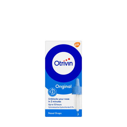 Otrivin Adult 0.1% Drops 10Ml