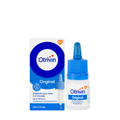 Otrivin Adult 0.1% Drops 10Ml