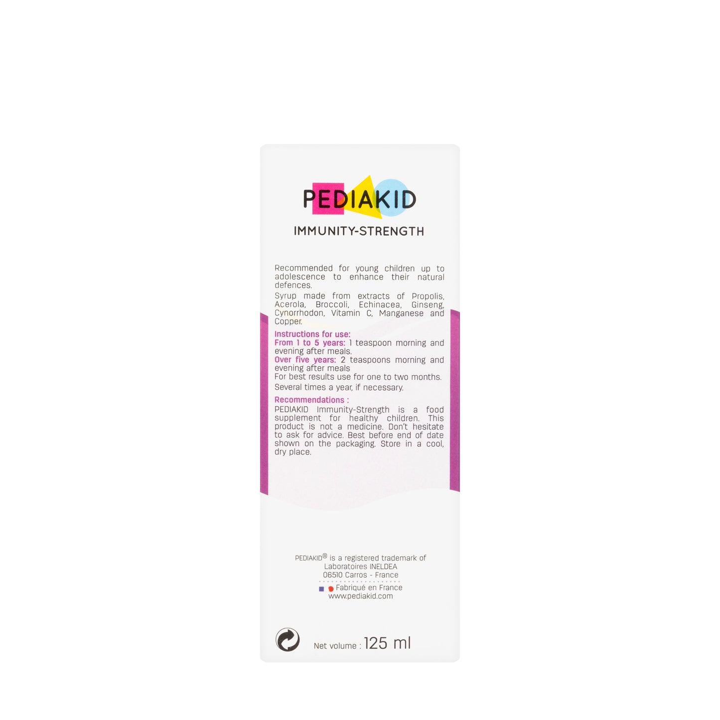 Pediakid Immunity StrentgHealth Syrup 125 ml