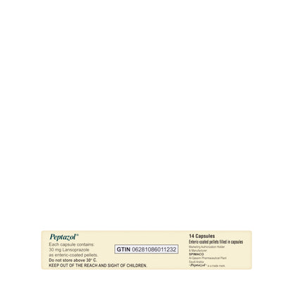 Peptazol 30Mg 14 Capsules