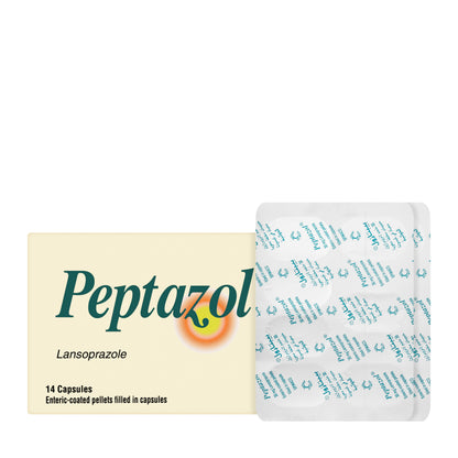 Peptazol 30Mg 14 Capsules