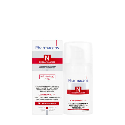 Pharmaceris N Neocapillaries Cream with Vitamin K 1% 30 Ml