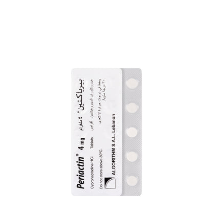 Periactin 4Mg 20 Tablets