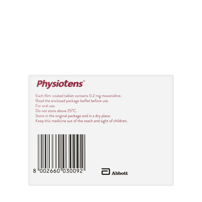 Physiotens 0.2Mg 28 Tablets