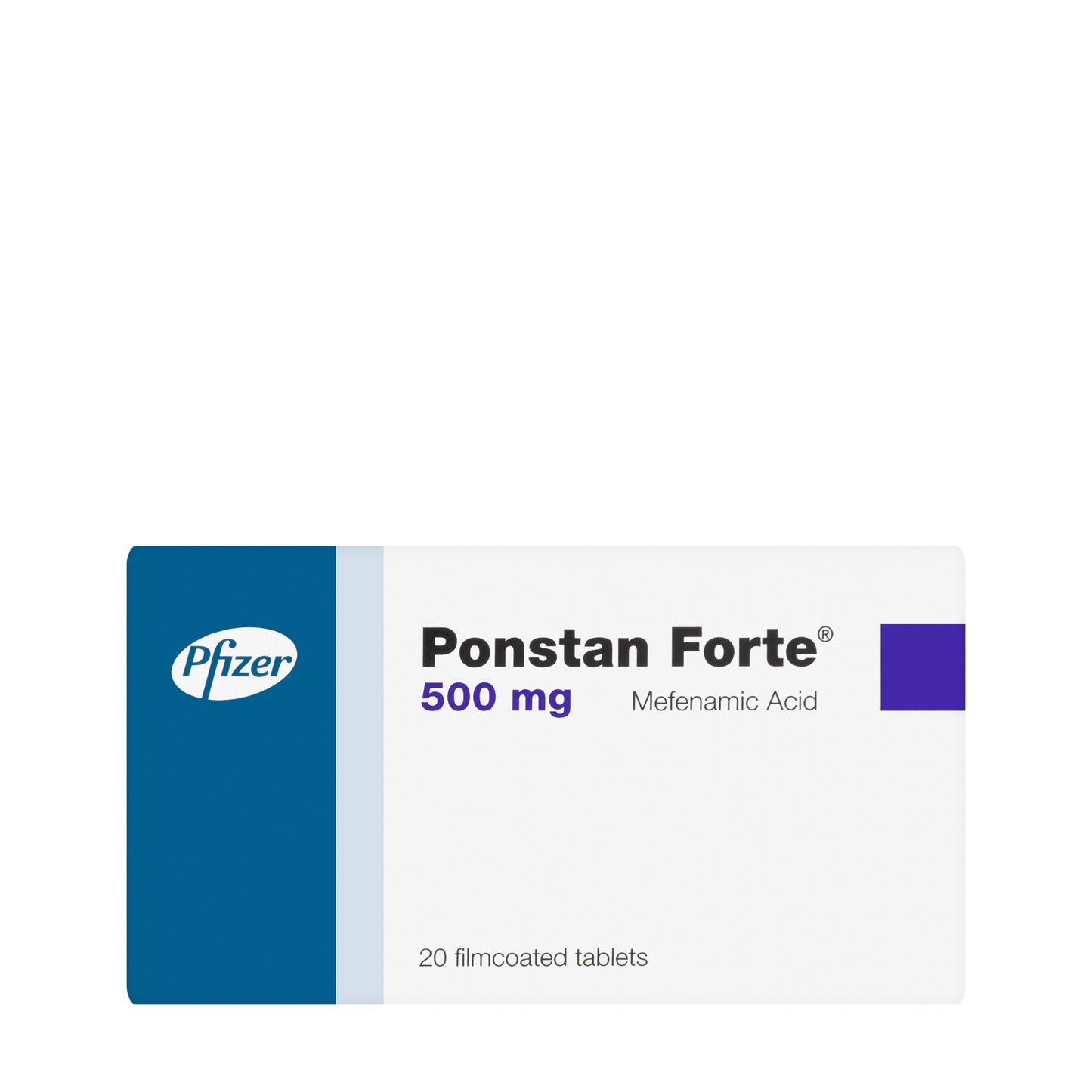 Ponstan Forte 500Mg 20 Tablets