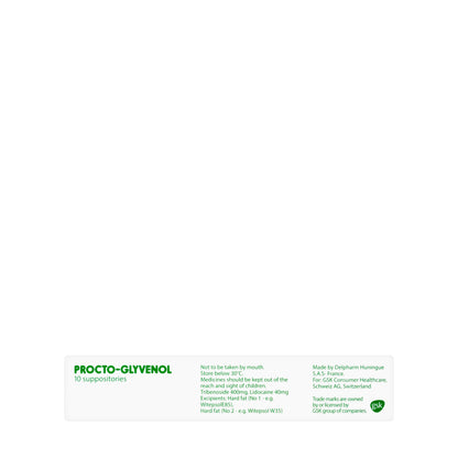 Procto Glyvenol 10 Suppository