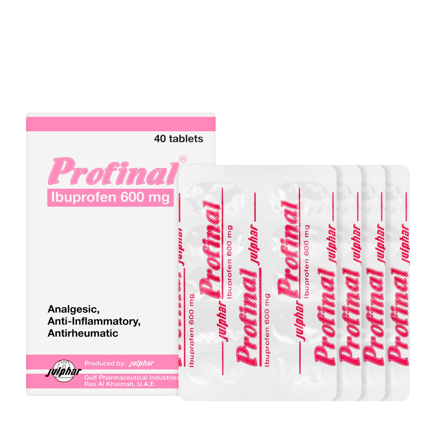 Profinal 600Mg 40 Tablets