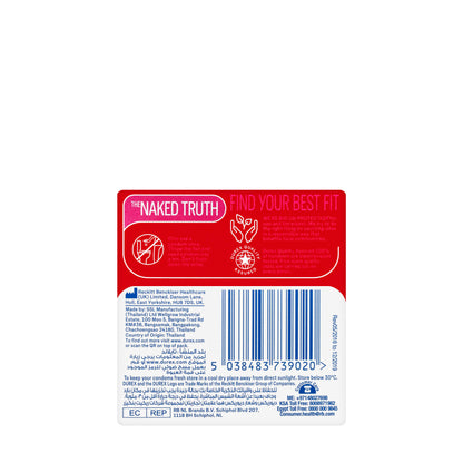 Durex Condom Feel Thin 3 Pieces