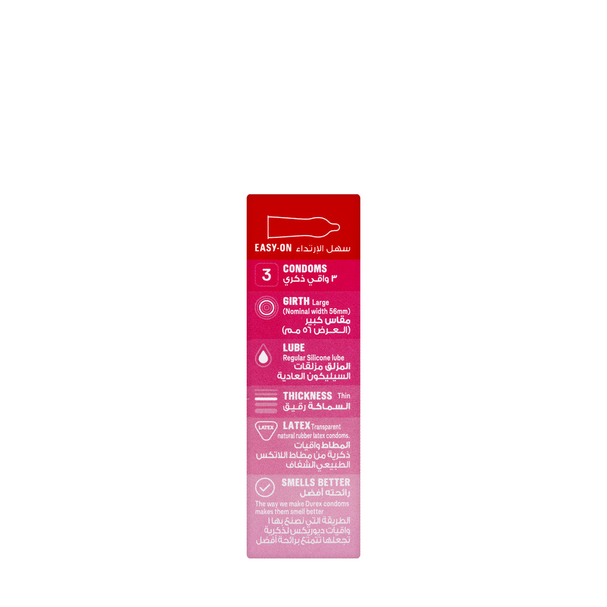 Durex Condom Feel Thin 3 Pieces