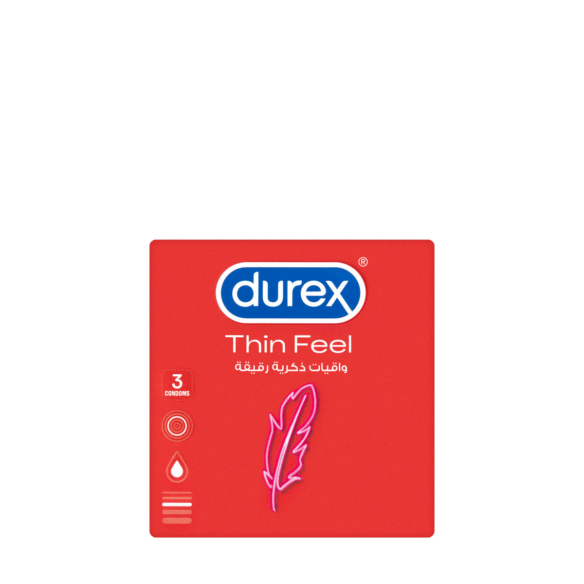Durex Condom Feel Thin 3 Pieces
