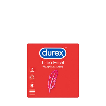 Durex Condom Feel Thin 3 Pieces