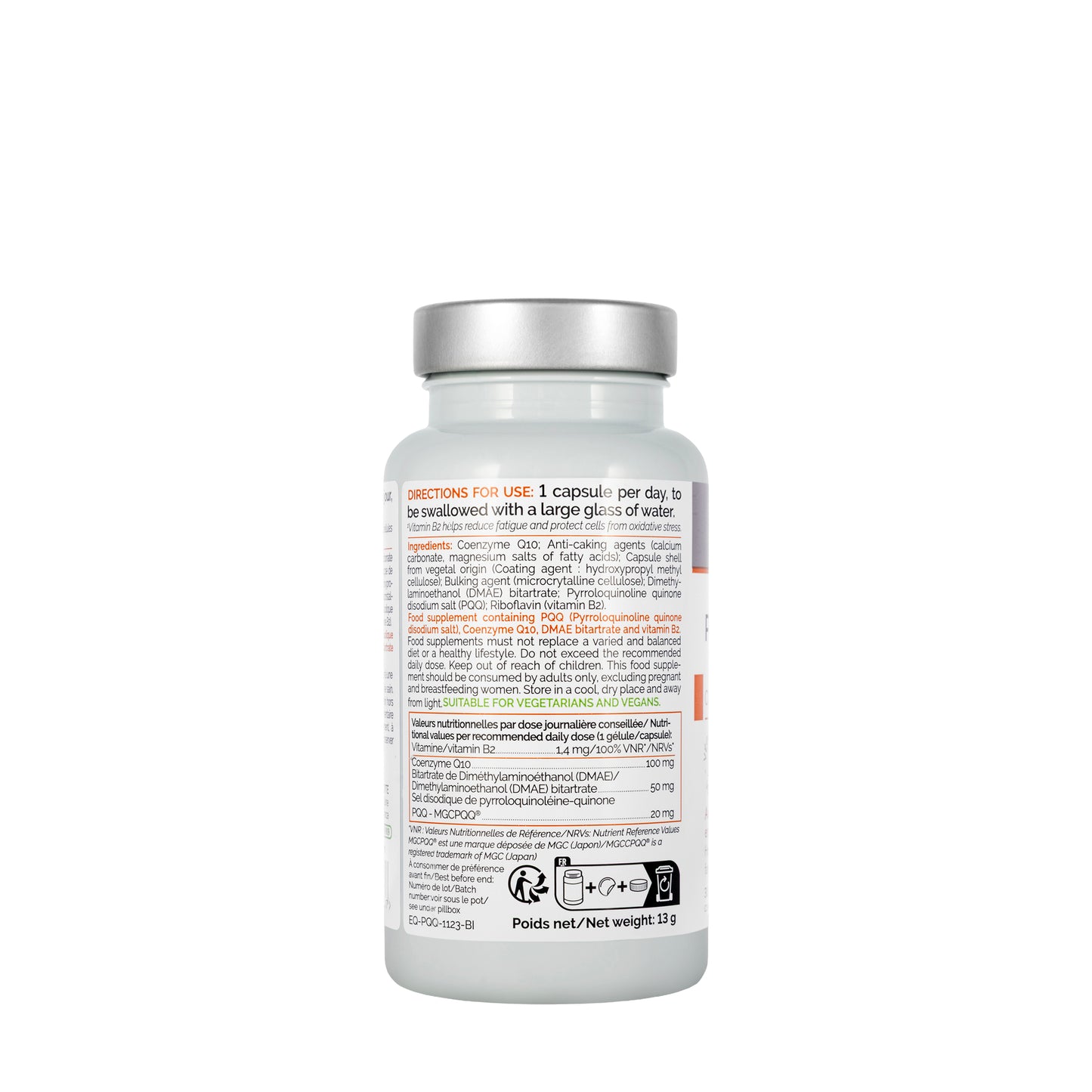 Biocyte PQQ 20 mg Forte 30 Capsules