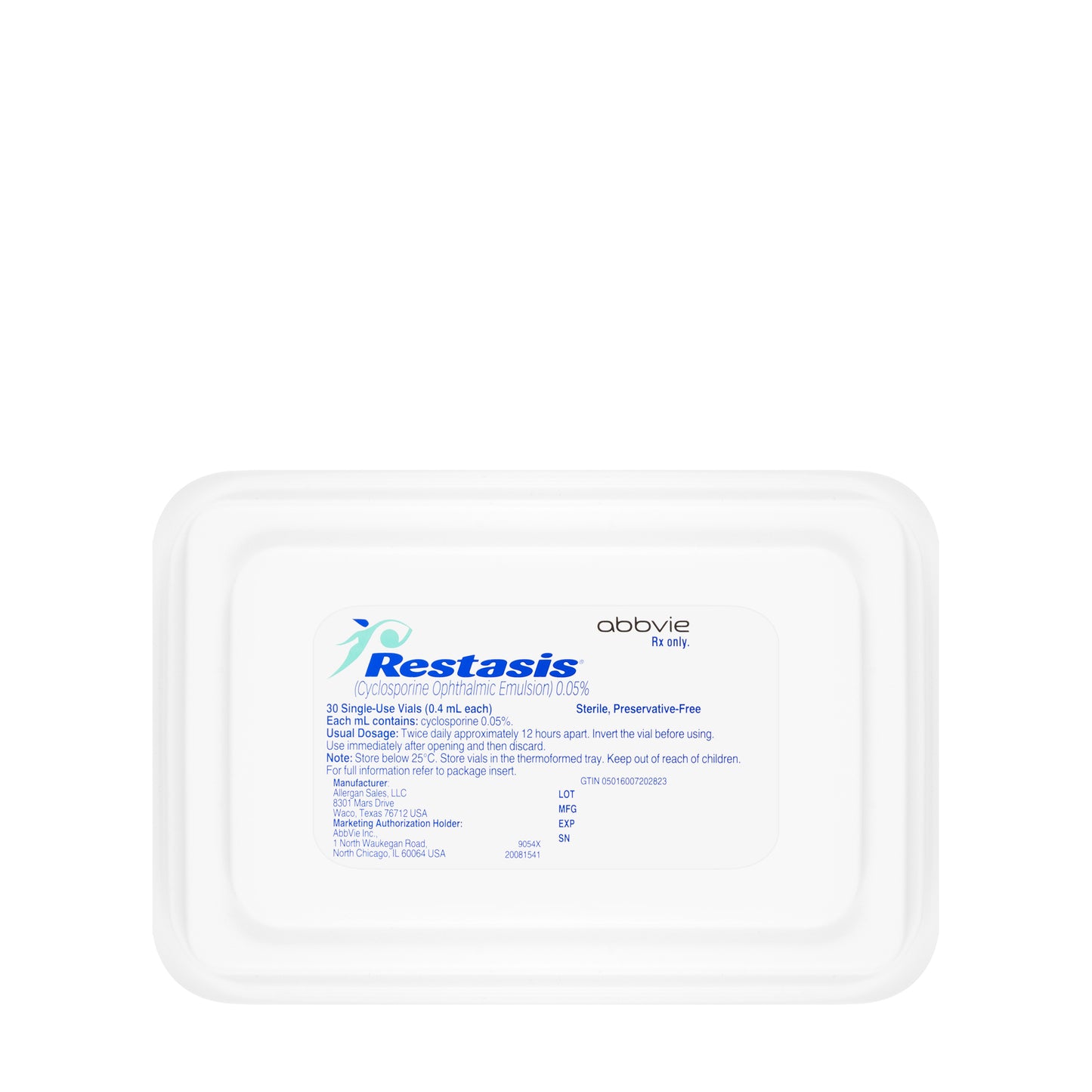 Restasis Ed 0.05% 0.4Ml 30 Pieces