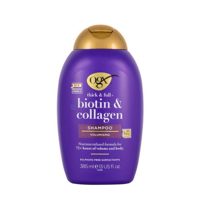 OGX Biotin And Collagen shampoo 385 ml