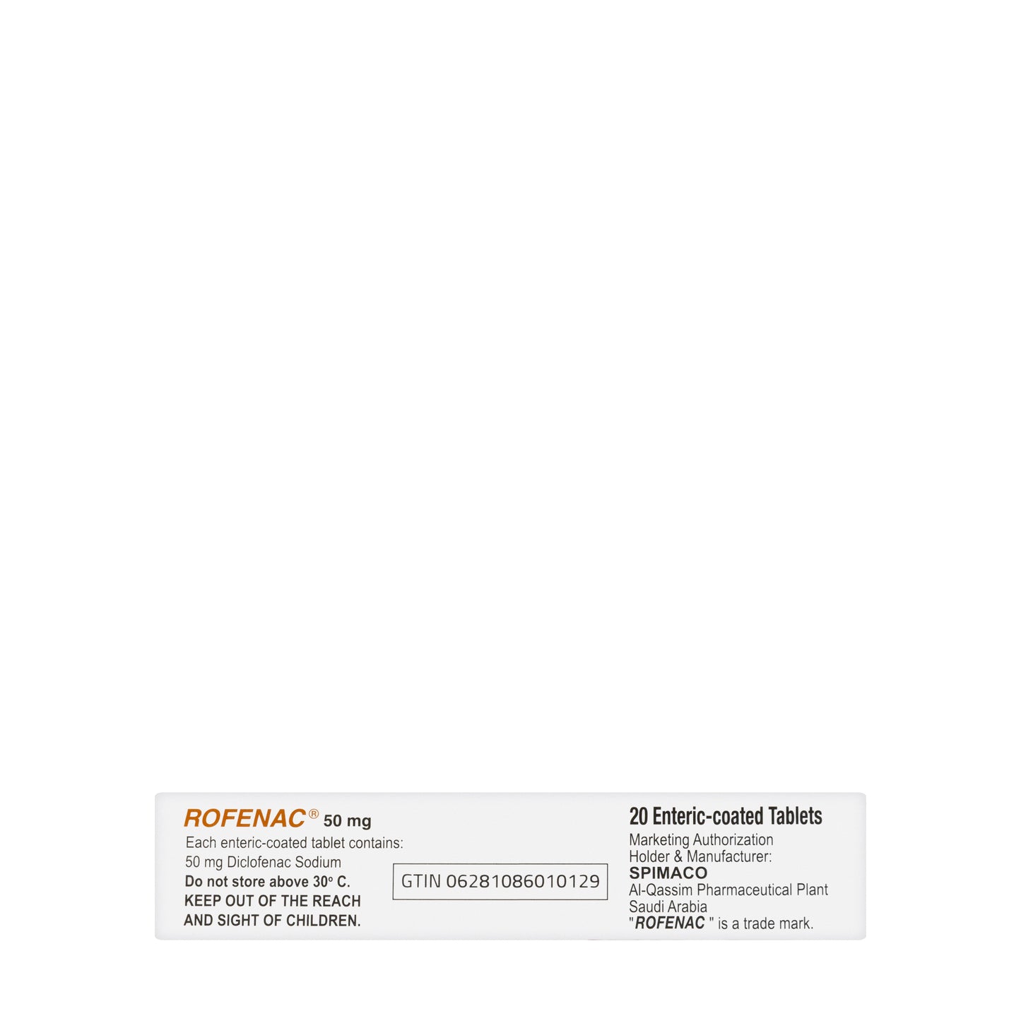 Rofenac 50Mg 20 Tablets