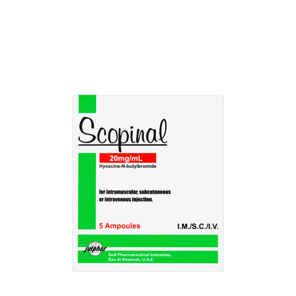 Scopinal 20Mg/Ml 5 Ampoules