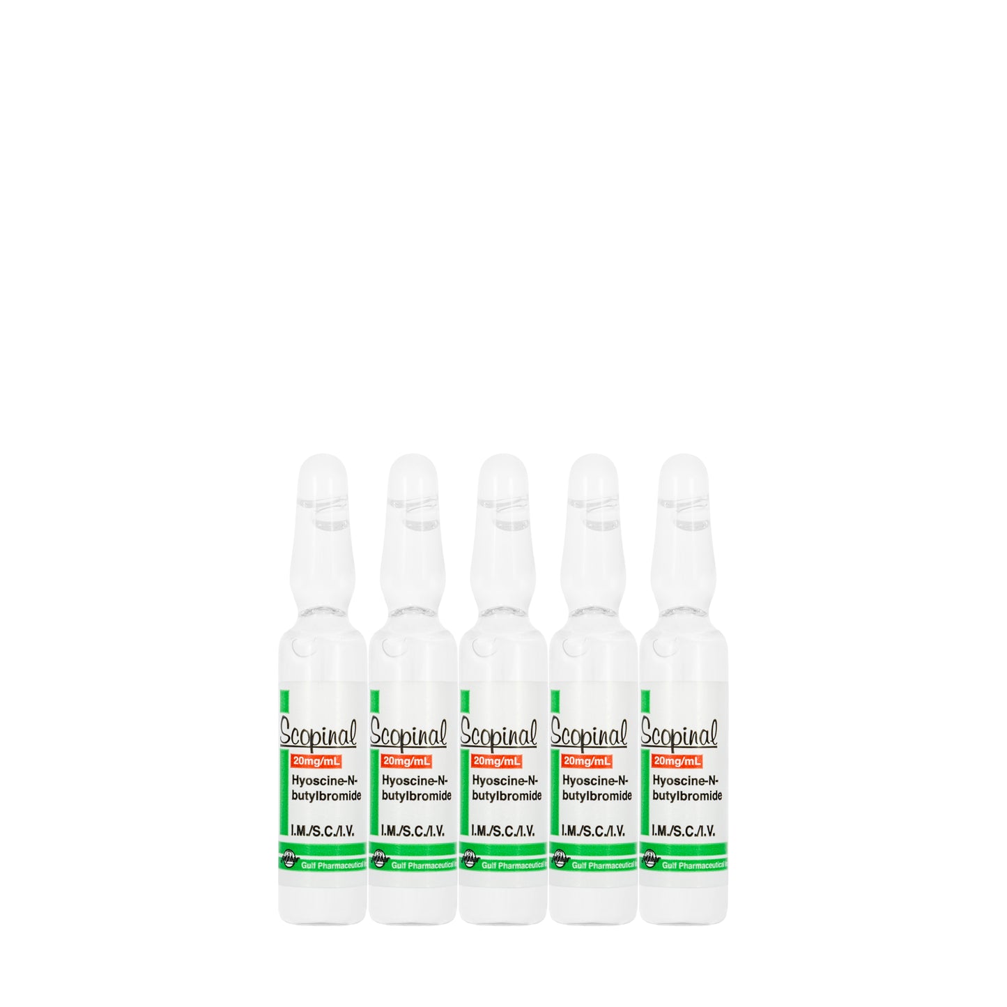 Scopinal 20Mg/Ml 5 Ampoules