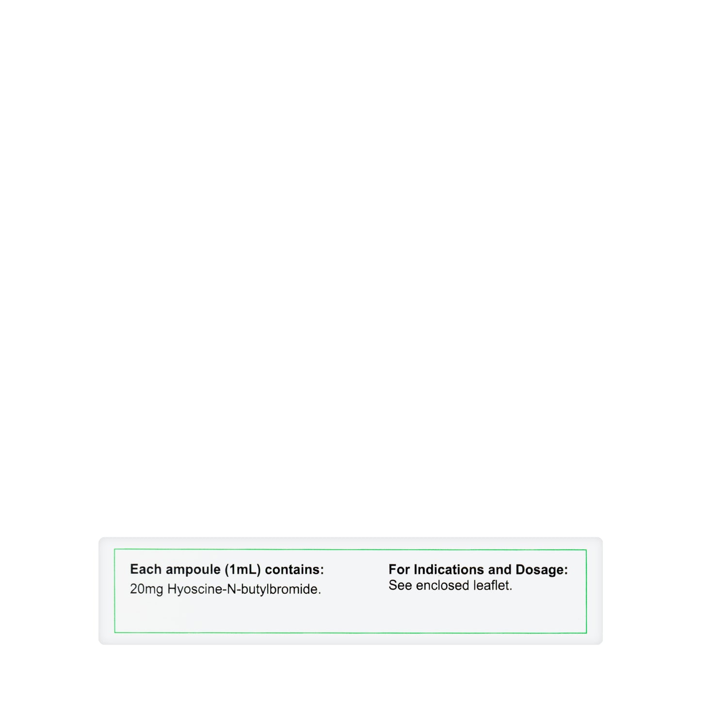 Scopinal 20Mg/Ml 5 Ampoules