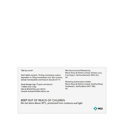 Singulair 10Mg 28 Tablets