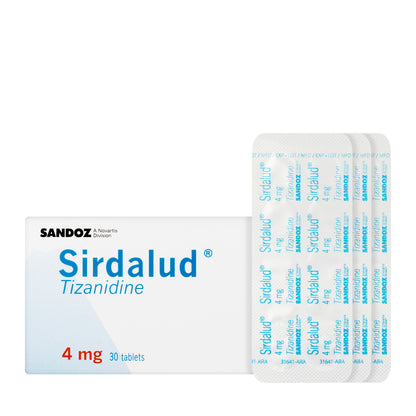 Sirdalud 4Mg 30 Tablets