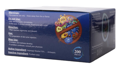 Alcohol Swab 200 Pieces [Hadi]
