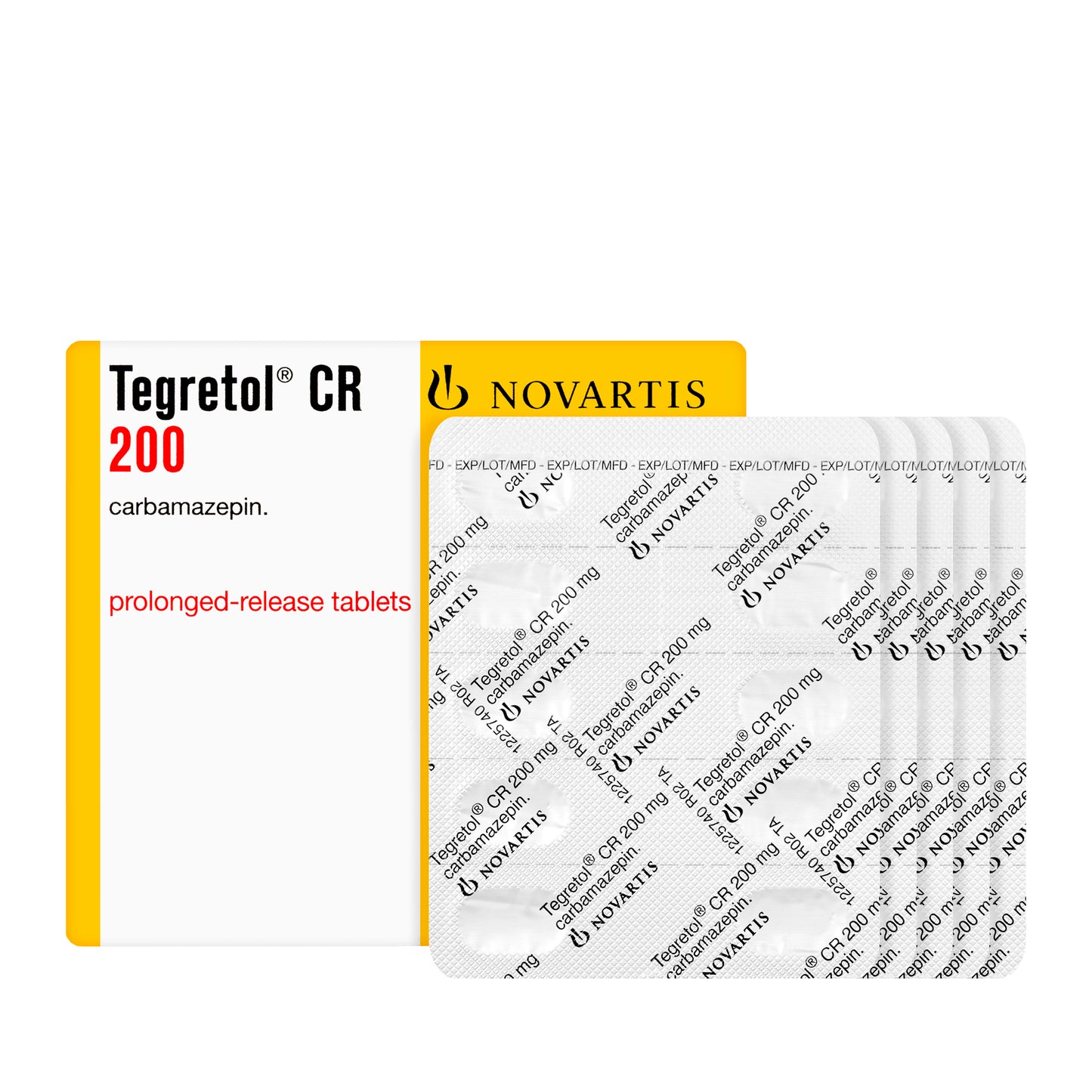 Tegretol CR 200Mg 50 Tablets