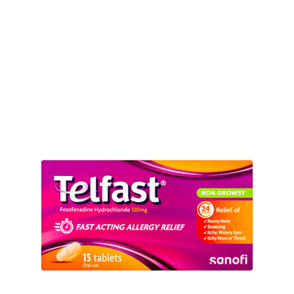 Telfast 120Mg 15 Tablets