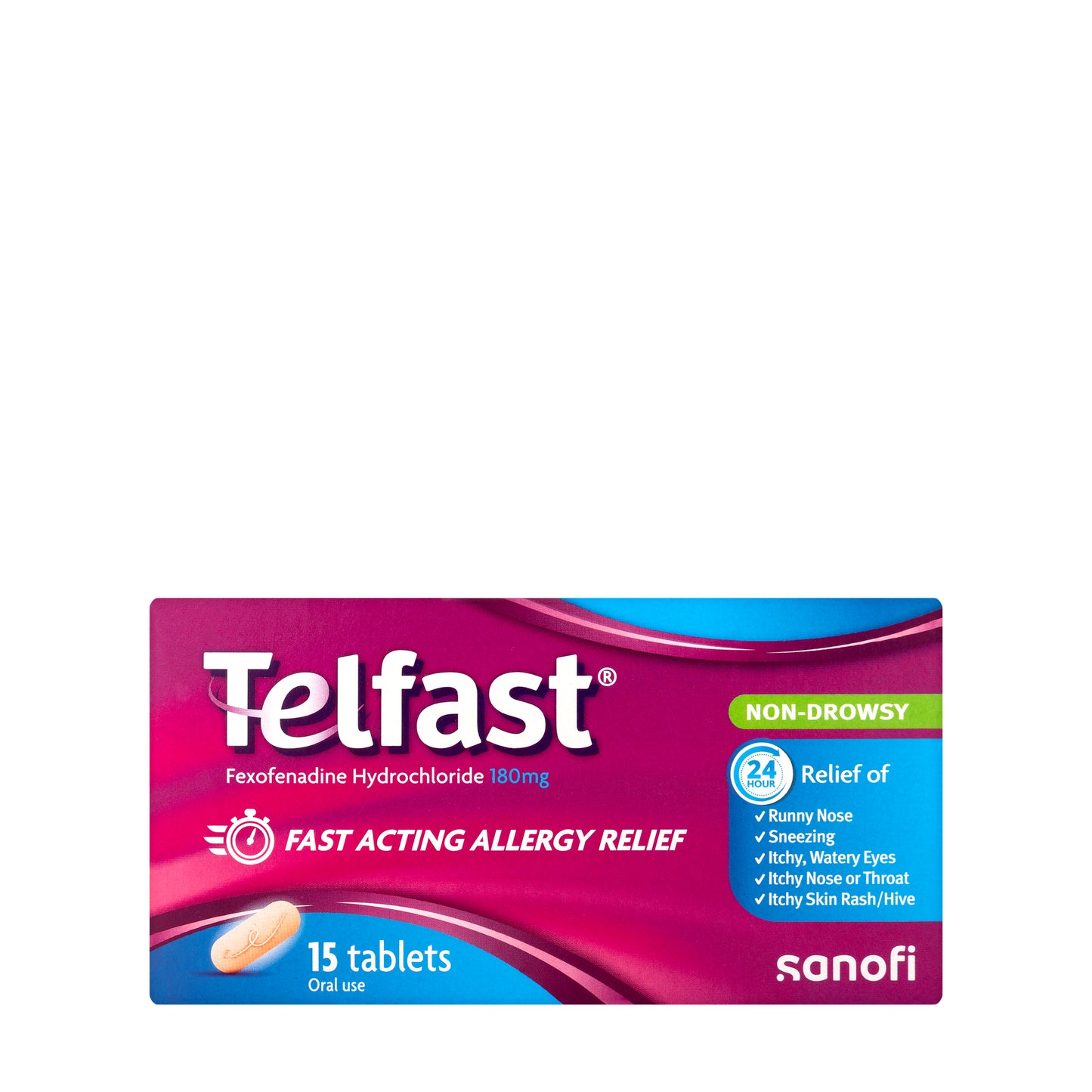 Telfast 180Mg 15 Tablets
