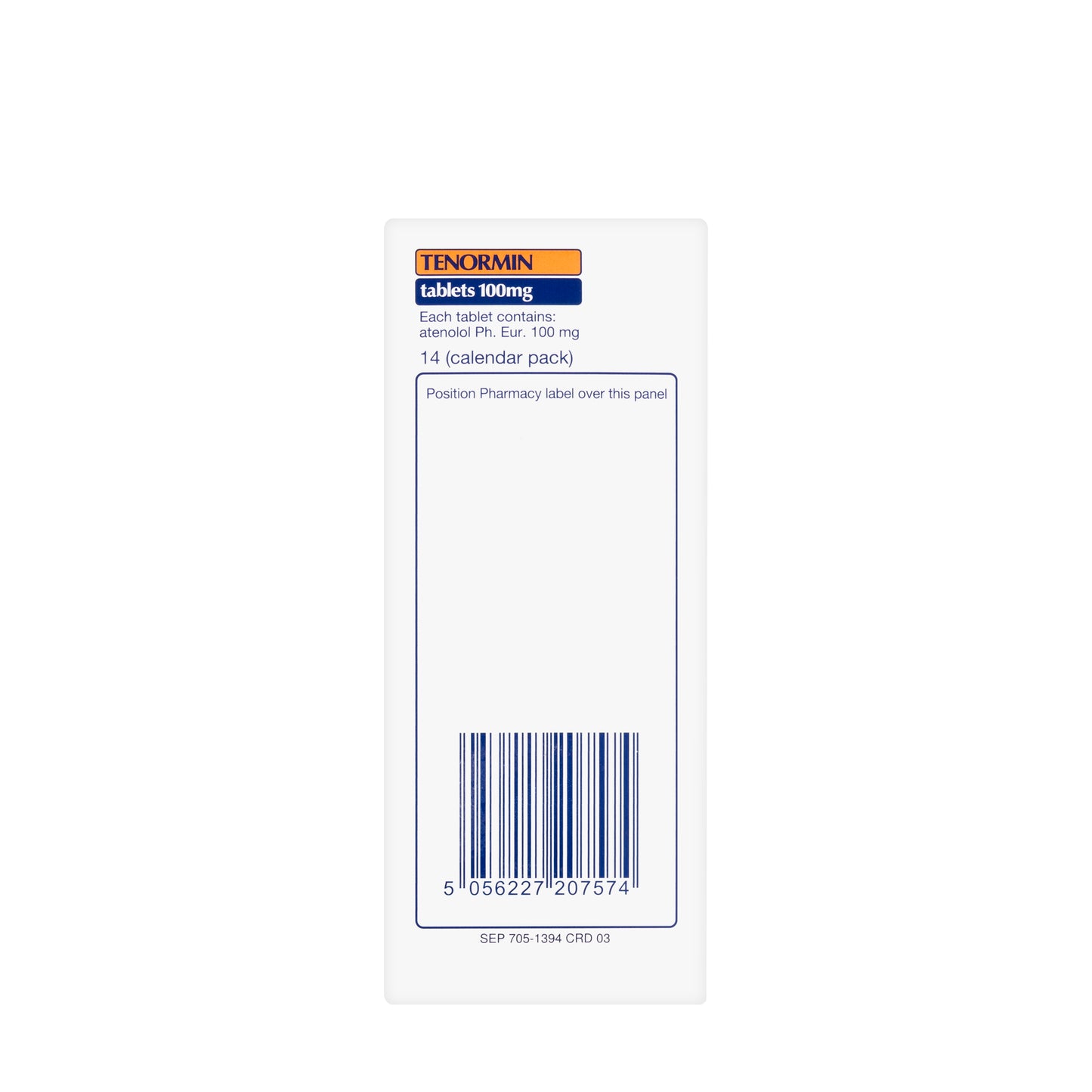 Tenormin 100Mg 14 Tablets