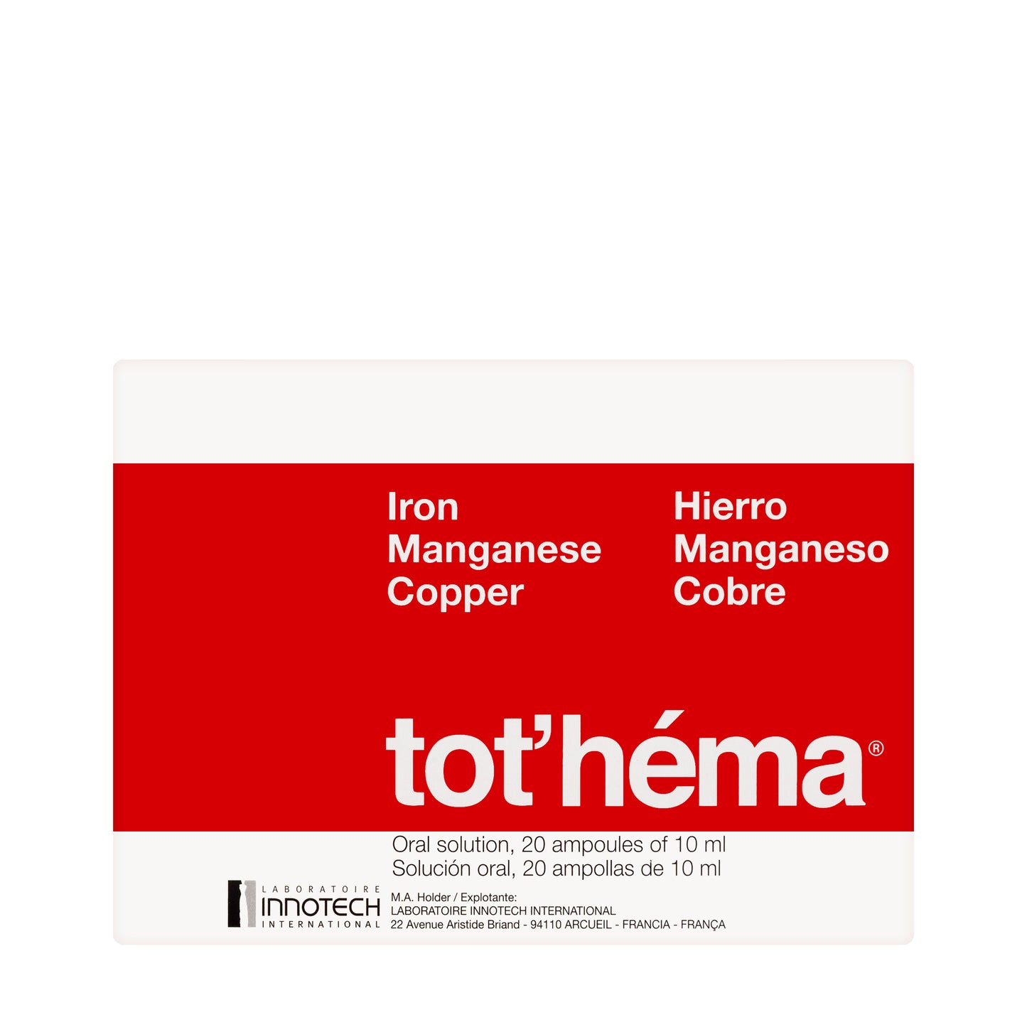 Tot’Héma 20 Drinkable Ampules