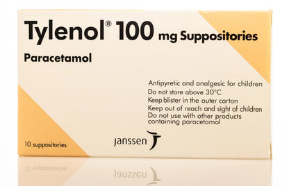 Tylenol 100Mg 10 Suppository