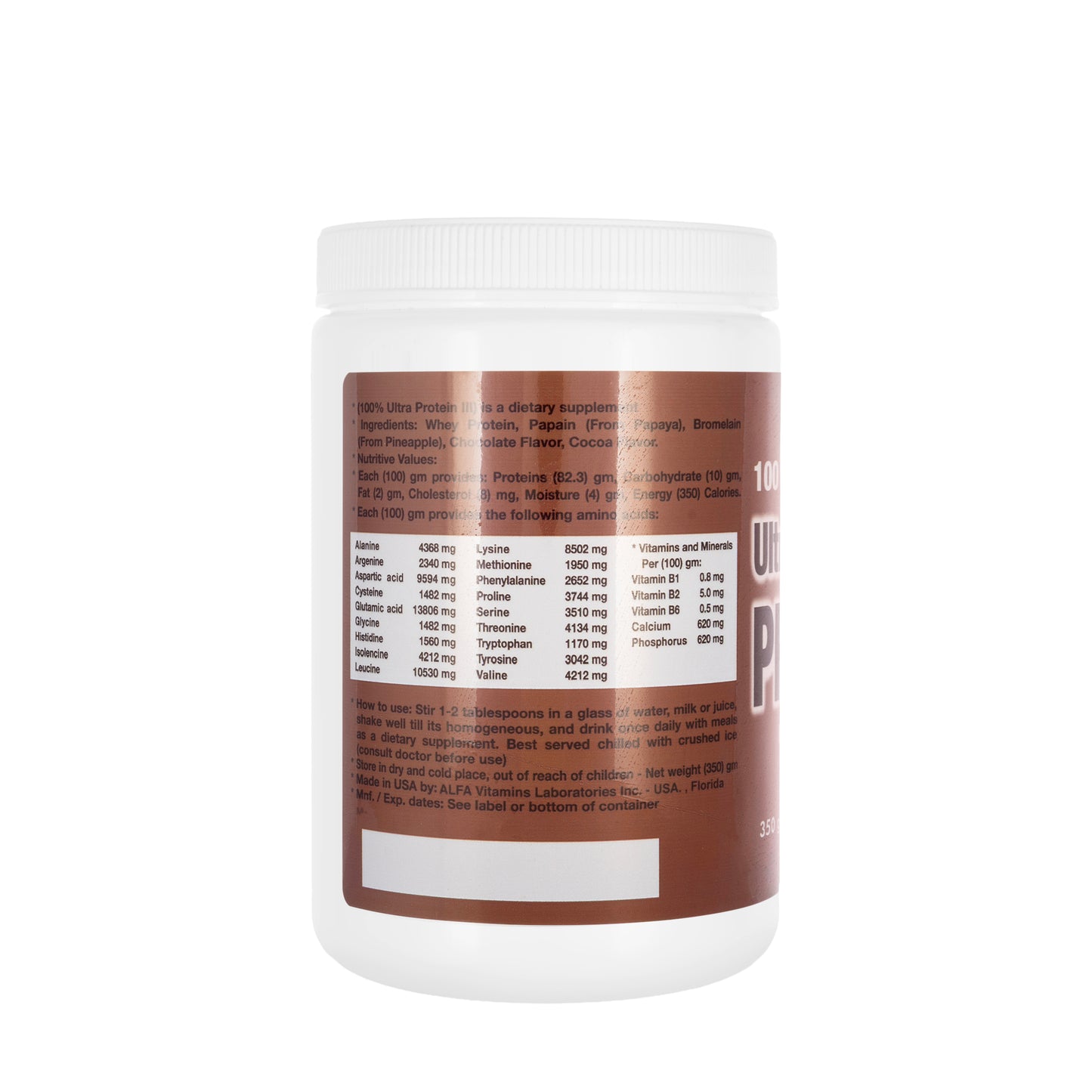 Ultra Protein Chocolate Flavor 350 gm