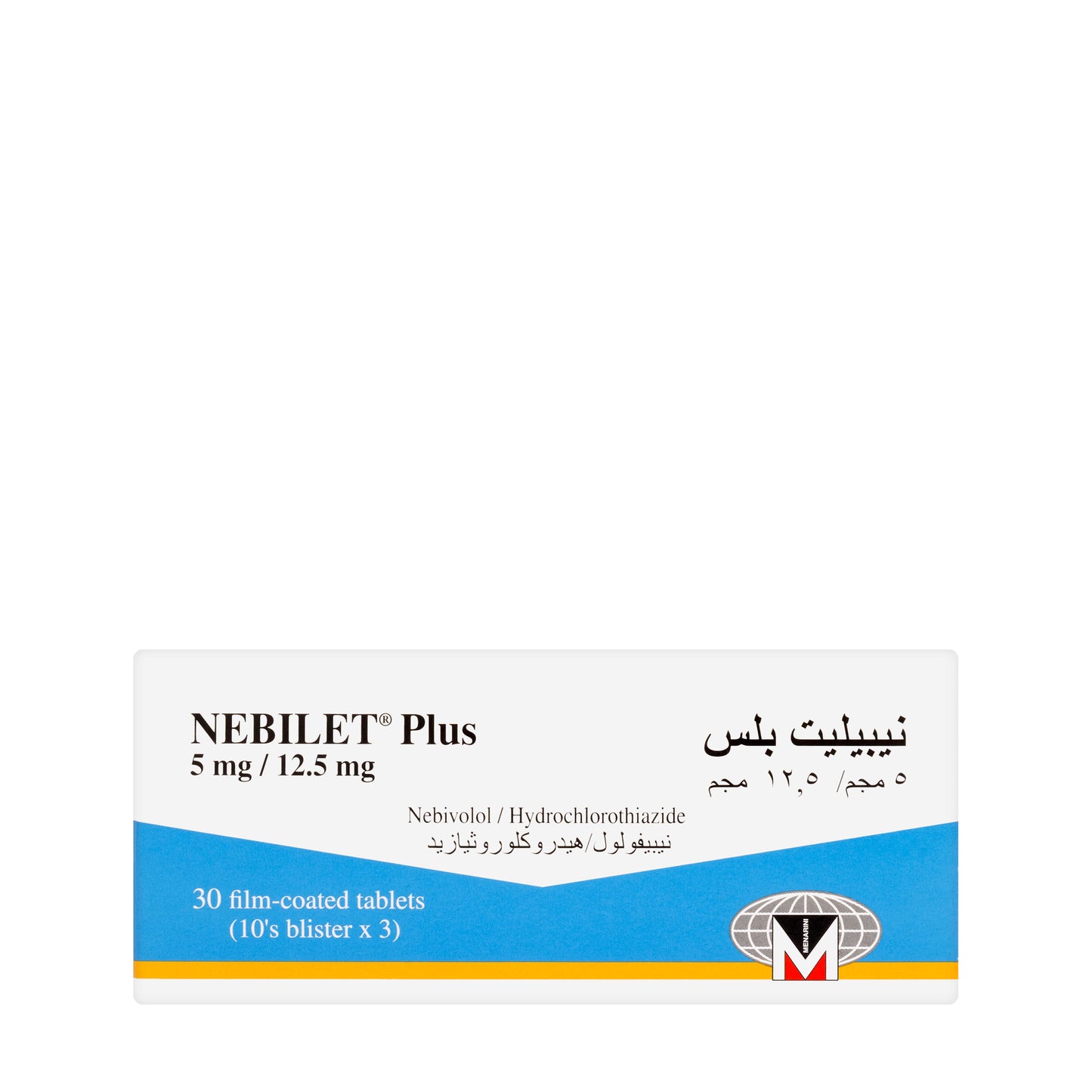 Nebilet Plus 5 Mg / 12.5 Mg 30 Tablets