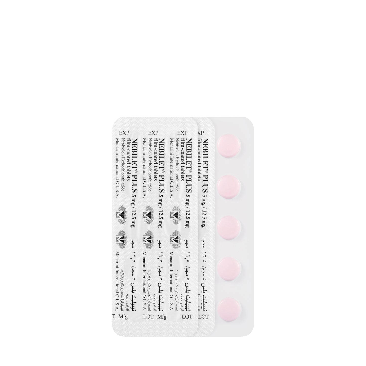 Nebilet Plus 5 Mg / 12.5 Mg 30 Tablets