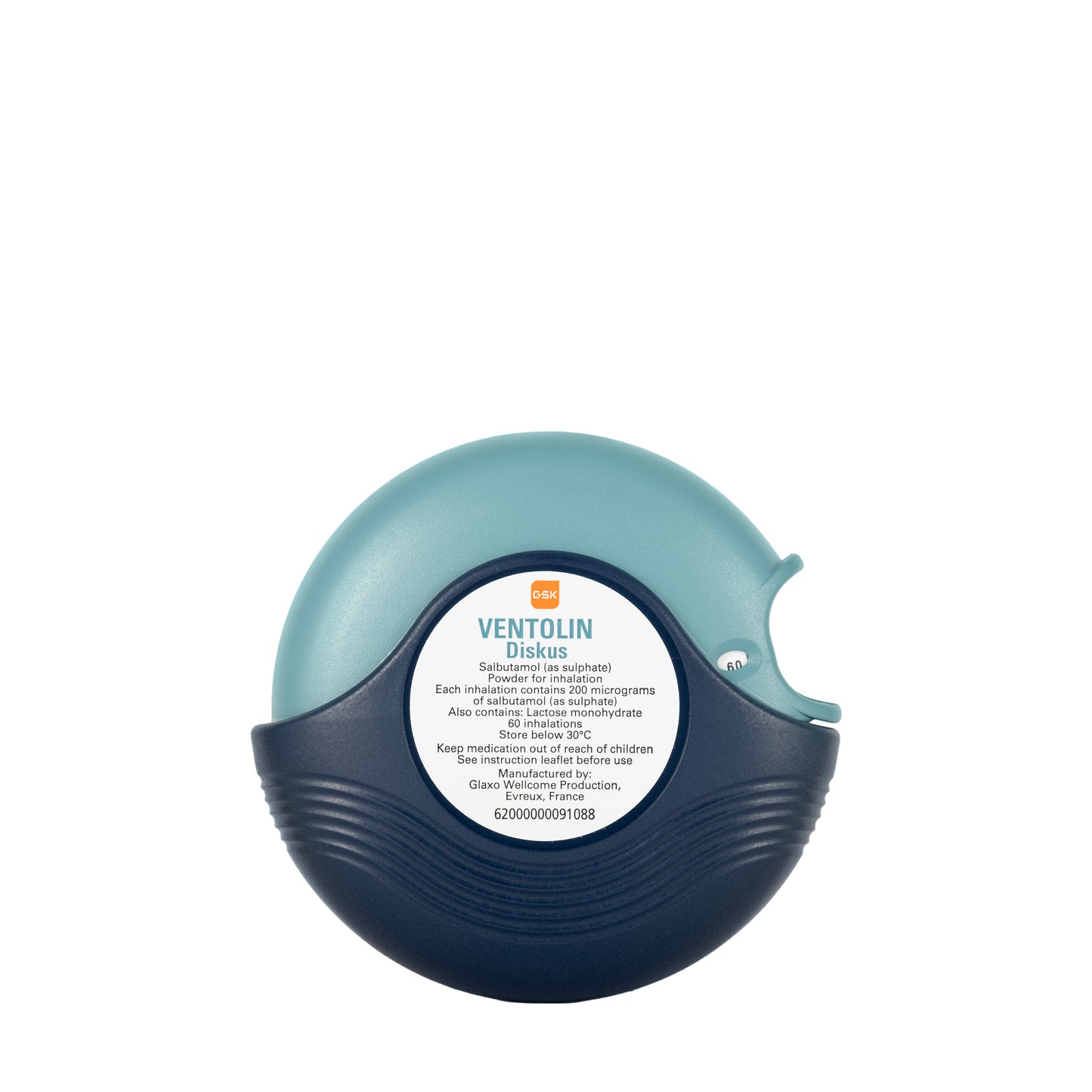 Ventolin Diskus 200Mcg 60 Doses