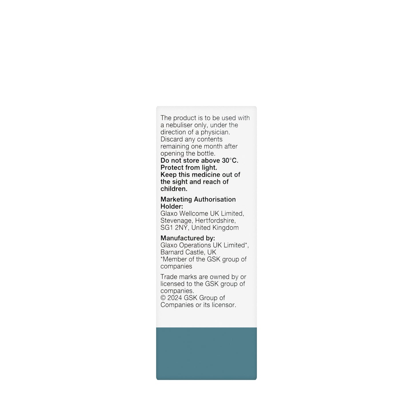 Ventolin Respirator Solution 20Ml