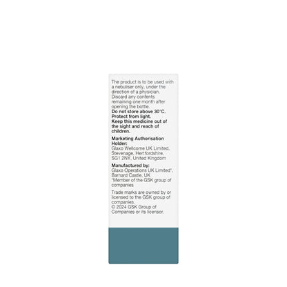 Ventolin Respirator Solution 20Ml