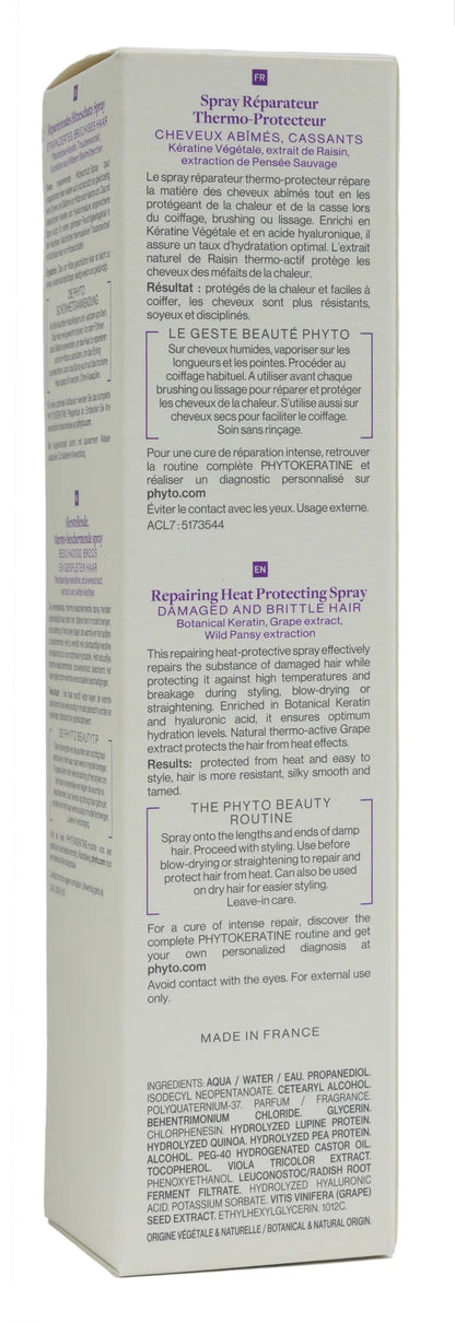 Phyto Keratine Repairing Heat Protection Spray 150 Ml