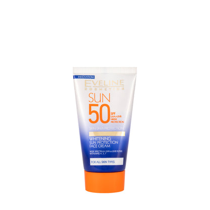 Eveline Sun SPF 50 Whitening Sun Protection Face Cream 50 Ml