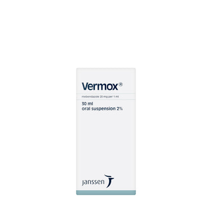 Vermox 2% Suspension 30Ml