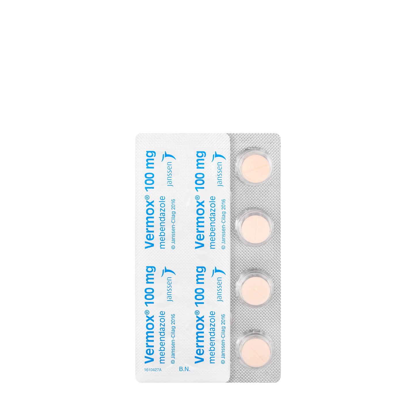 Vermox 100Mg 6 Tablets