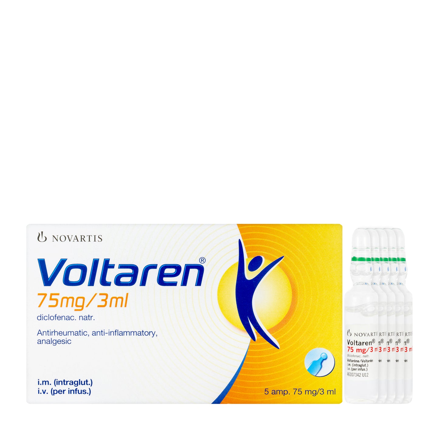 Voltaren 75Mg 5 Ampoules