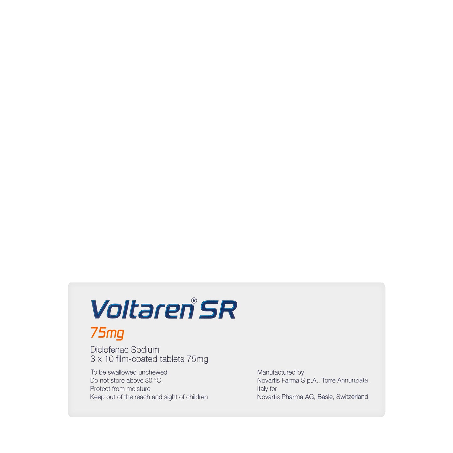 Voltaren [SR] 75Mg  30 Tablets