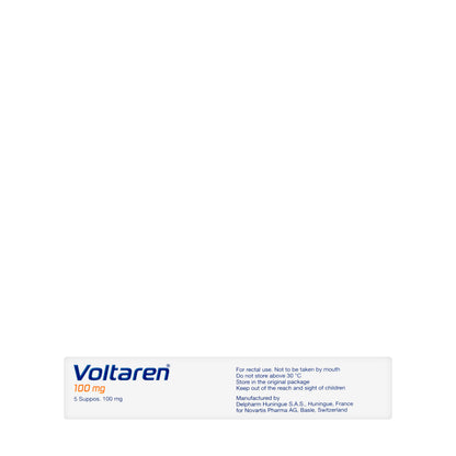 Voltaren 100Mg 5 suppositories