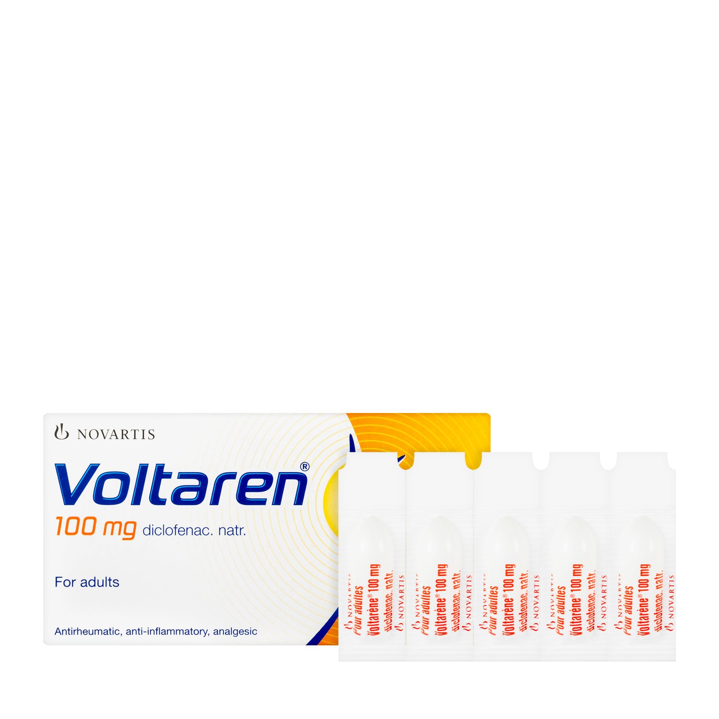 Voltaren 100Mg 5 suppositories