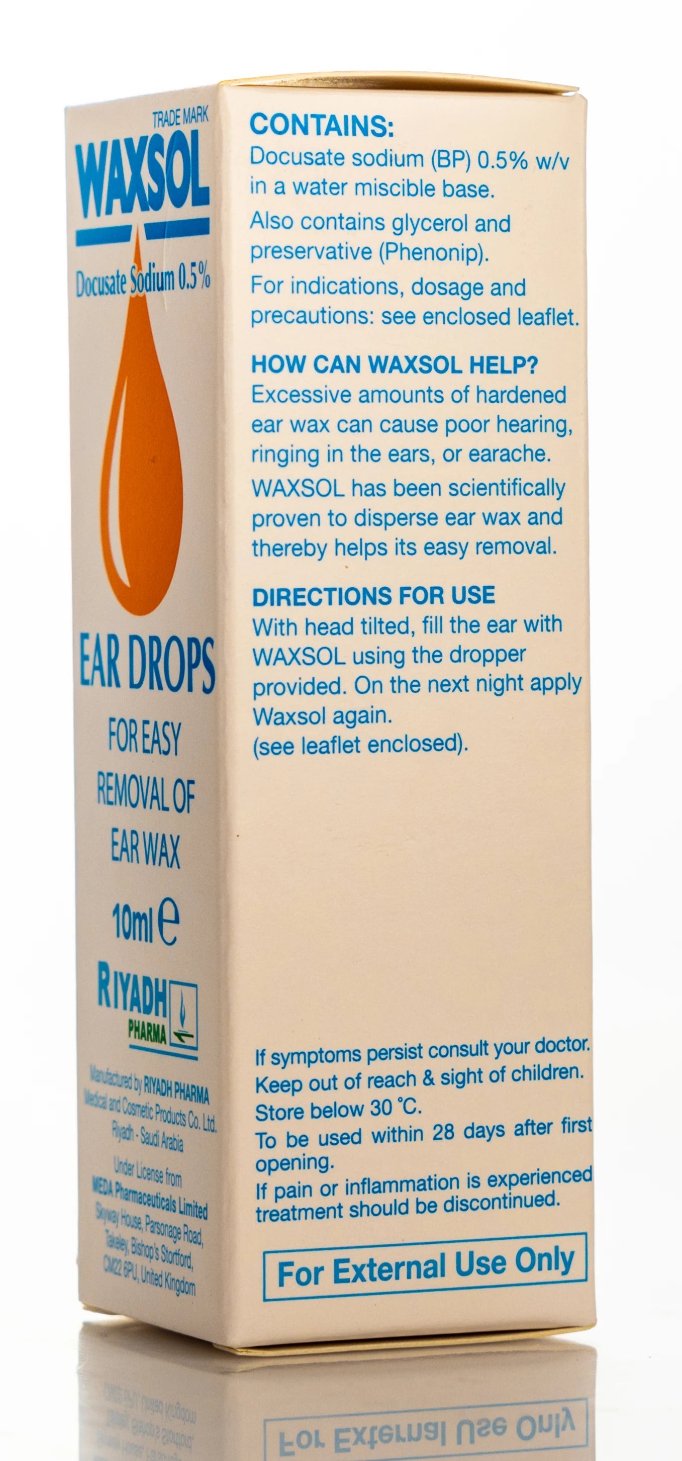 Waxsol Ear Drops 10Ml